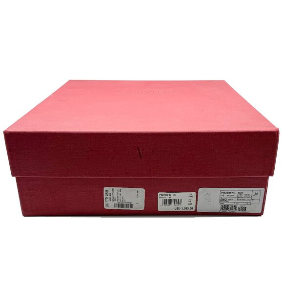 Brand New Valentino Garavani Rockstud Spike Heel Boot in Black Leather, Size 39 - Picture 3 of 11